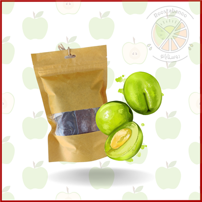  لواشک گوجه سبز با اسلایس سیب ترش